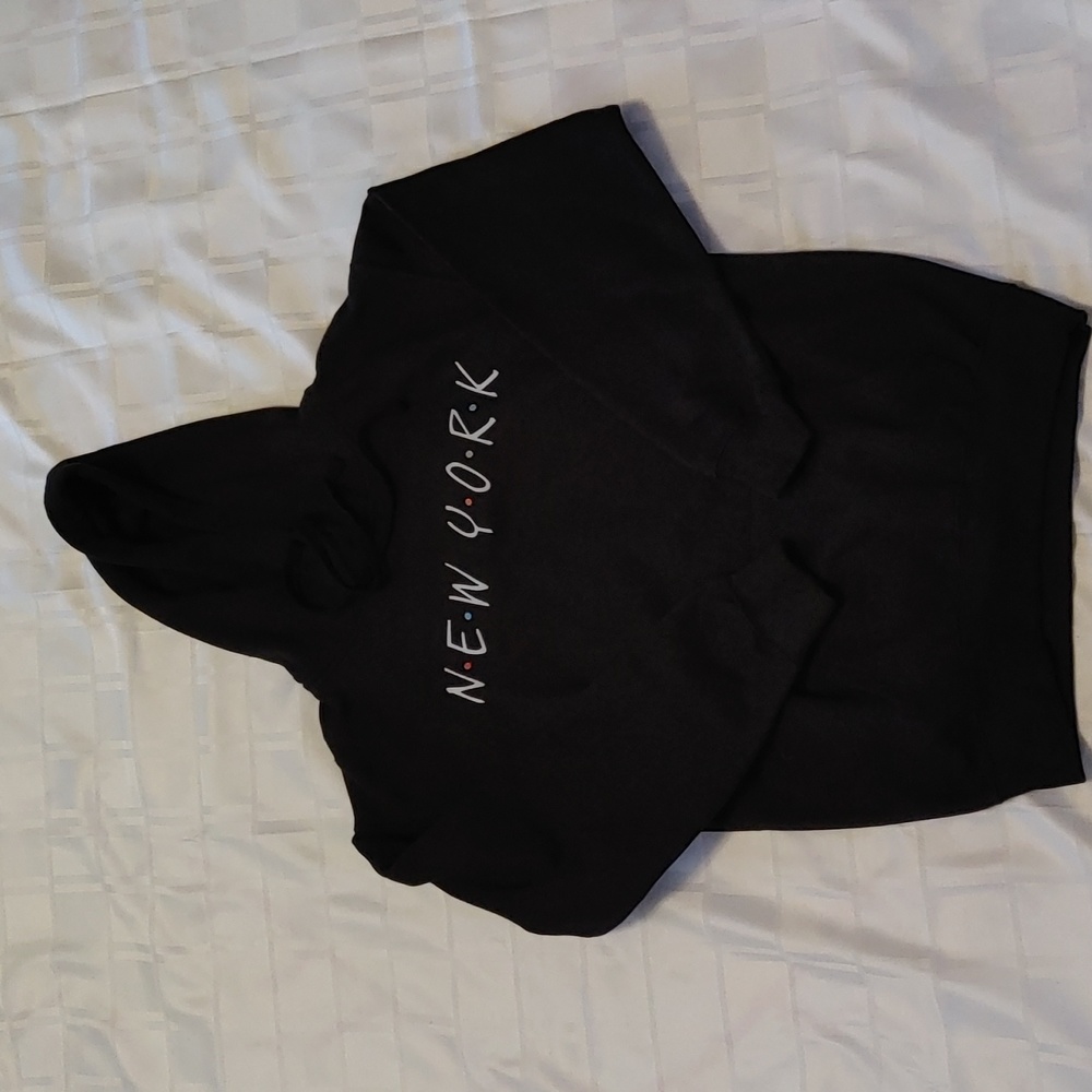 Friends New York Black Hoodie